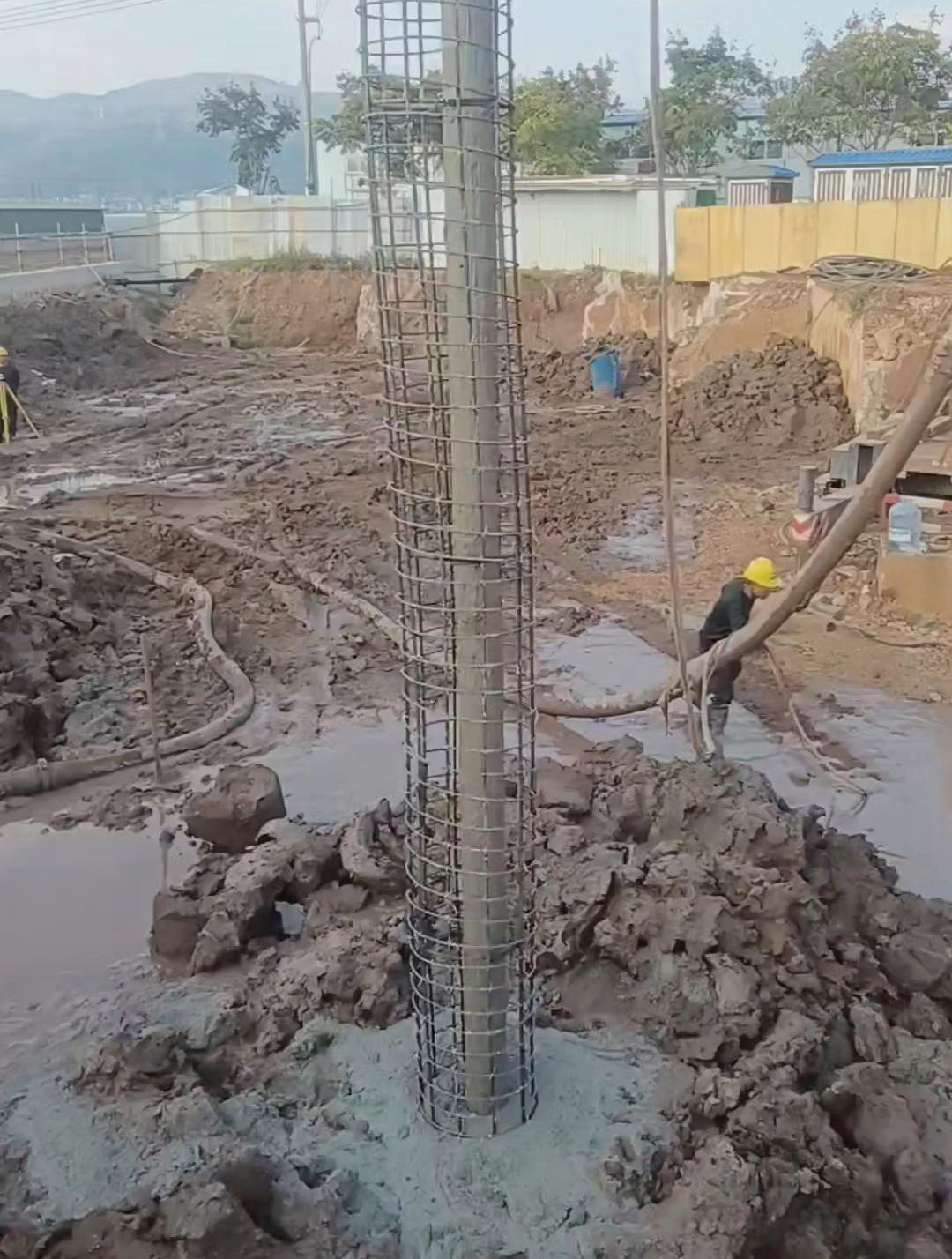 马鞍山雨山区长螺旋钻孔压灌桩